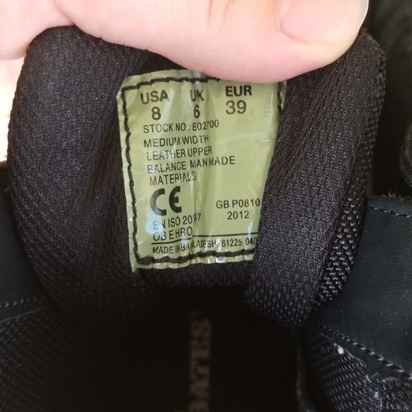 Steal toe combat boots - Picture 3 of 8